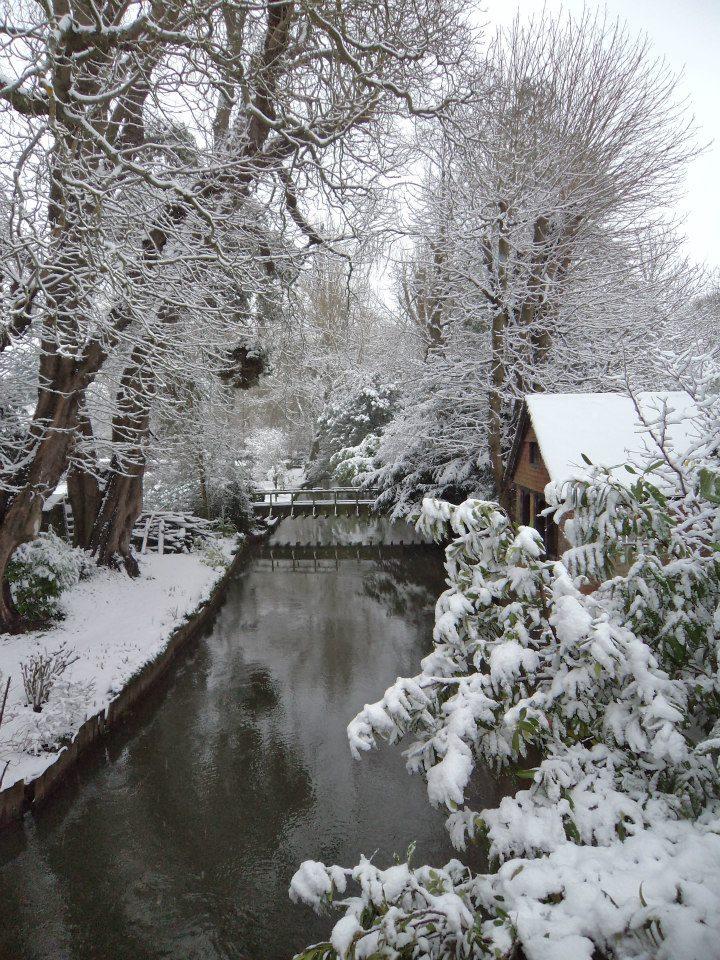 Claire Yeats sent in this beautiful wintry scene.
