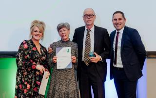 The Alzheimer's Support Day Care Team pick up the Dementia Care Award