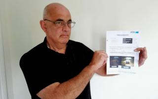Robert Thomas, 61, was charged £90 for parking at Salisbury District Hospital, despite buying a ticket.