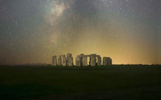 Daren Homewood took this beautiful photo of the Northern Lights over Stonehenge