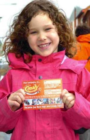 Imana Rushing, winner of the tickets to Crealy theme park. DB3915