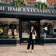 Molly Cook, owner of The Hair Extension Cave.