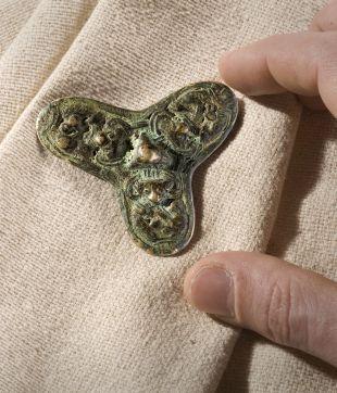 A Viking trefoil brooch found near Longbridge Deverill