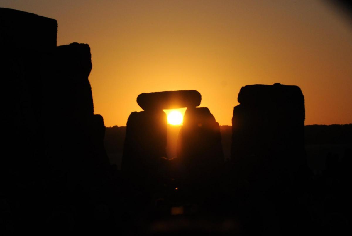 Sunrise at Stonehenge during the summer Solstice, 2019