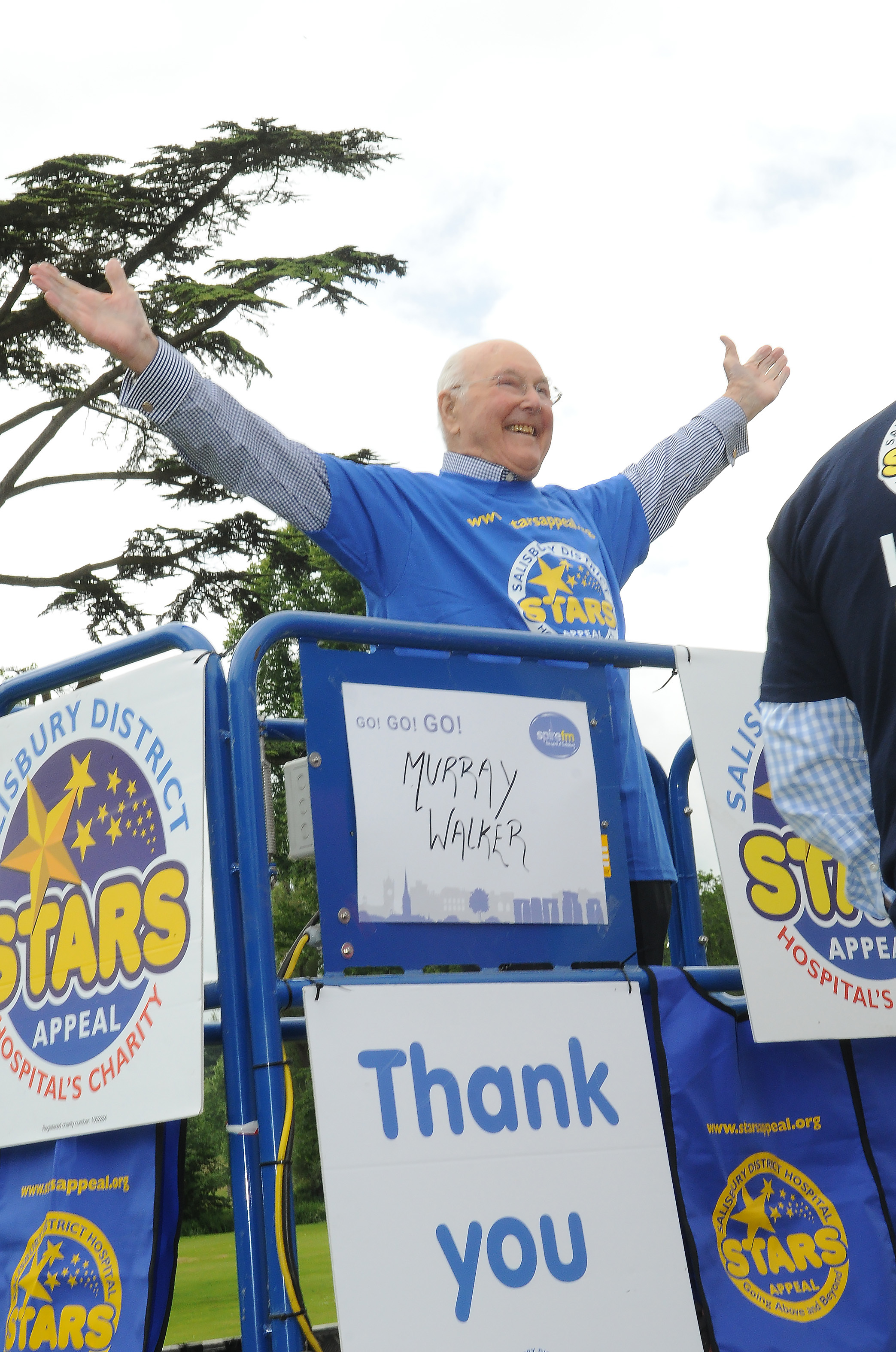 Murray Walker..The Stars Appeal Walk for Wards 2016 at Wilton House. DC7748P23..Picture by Tom Gregory.