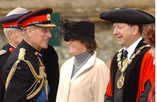 Prince Philip and Cllr Jeremy Nettle