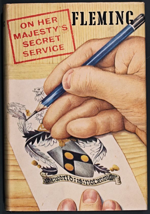On Her Majestys Secret Service original cover by Richard Chopping published 1963 ©The Estate of Richard Chopping. All rights reserved