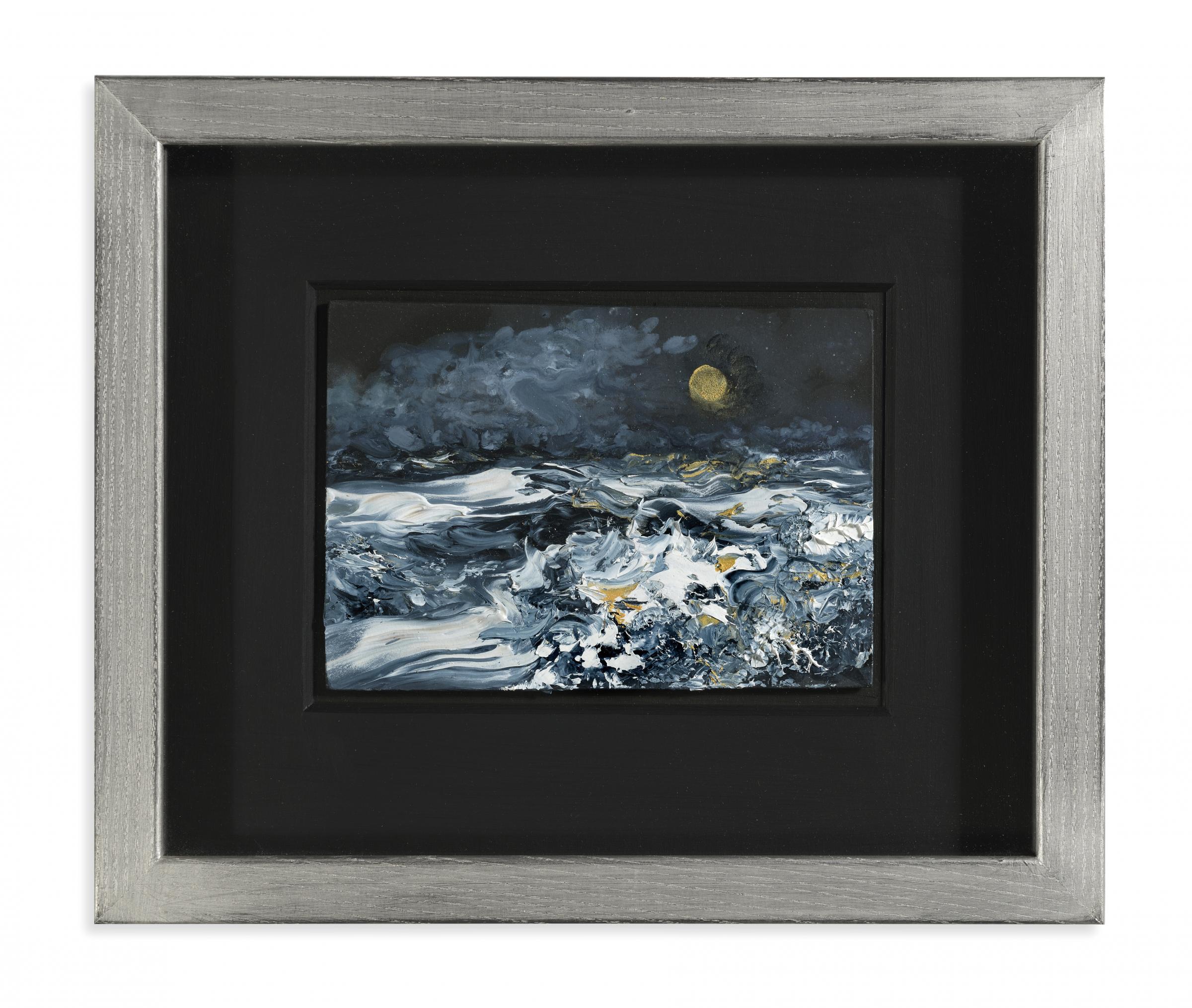 Horatio’s Garden Summer Art Action: Moon and Sea Oil on Borad - Maggi Hambling 