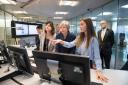 Claire Perry MP and Prime Minister Theresa May during a visit to Imperial College in London this month, where they saw machinery which converts carbon dioxide into oxygen after her announcement that the UK is to set a legally binding target to end its con