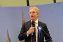 Conservative candidate for Devizes Danny Kruger..Election count for Salisbury Constituency and Devizes Constituency, held at Five Rivers Leisure Centre in Salisbury..General Election 2019 DC9356P117 Picture by Tom Gregory...