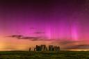 The Northern Lights over Stonehenge
