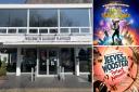 Left: Salisbury Playhouse. Right: Jeeves & Wooster and Dick Whittington posters