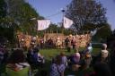 Wiltshire Creative's production of The Tempest in Churchill Gardens.