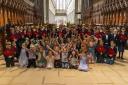 Children were invited to become a chorister for a day at Salisbury Cathedral.