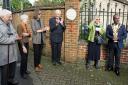 The Salisbury Civic Society unveiled a Blue Plaque at St Nicholas Hospital on Wednesday, October 25.
