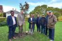 Mayor of Salisbury, Cllr Atiqul Hoque with Cllr Jeremy Nettle and local residents Rev John Noddings, Cobir Ullah, Abbas Nanu Ali, Kayumul Hoque, Ekramul Hoque, Ali Mannan