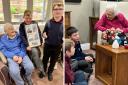 Children chatted with care home residents in Wilton.