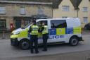 Police in Lacock on Boxing Day