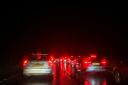 Traffic on the A338 on Thursday evening