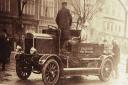 Salisbury’s first motor fire engine in the Market Place