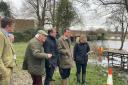 Philip Duffy, the CEO of the Environment Agency visited on Friday, January, 12