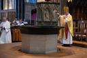 The Bishop of Salisbury, the Right Revd Stephen Lake, consecrated the new altars during the 10.30am Eucharist on Sunday, January 14.