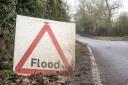 Residents have been warned that there is a risk of flooding in the Bourne Valley.