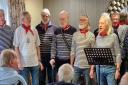 The Navy Larks performed a variety of sea shanties at Milford House Care Home.