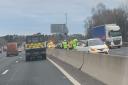 The crash on the M27 eastbound