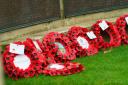 Wreaths at Salisbury War Memorial