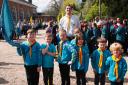 PICTURES: Scouts celebrate St George's Day with parade in WIlton