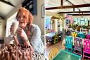 Owner Jenni Danks, 45, and the Tea Cosy