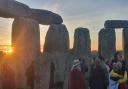 The sunrise at Stonehenge during Autumn Equinox celebrations. Credit: Stonehenge UK