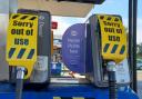 Pumps out of use at Esso, Southampton Road