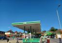 The BP petrol station on Wilton Road, Salisbury
