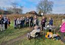 South Wilts Ramblers celebrating Ted Angel's 100th birthday
