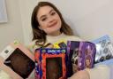 A selection of Aldi's Easter egg range for 2022, pictured with a self-confessed chocaholic