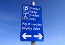 Blue badge parking (stock image)