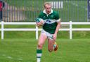 Winger Matthew Woodhouse who scored a hat-trick of tries against Buckingham