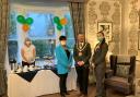 Cllr Tom Corbin, mayor of Salisbury, joined in the celebrations at Cedars Care Homes following its recent refurbishment. (Photo by Cedars Care Home)