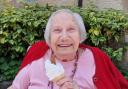 Stella Parsons with her 99 Flake for her birthday on Monday, May 29.