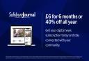 Salisbury Journal readers can subscribe for just £6 for 6 months in this flash sale.