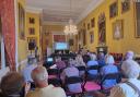 Inside Salisbury Guildhall for the city council planning meeting on August 21.