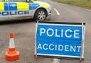 LIVE: Two car crash closes busy road