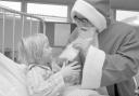 Santa at Odstock Hospital, December 17, 1973.