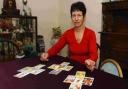 Tarot reader Sue Smith at home in Rockbourne. DA9813P1