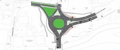 Salisbury Journal: Exeter Street roundabout option 2
