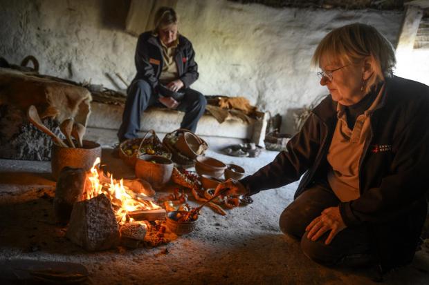 Salisbury Journal: English Heritage volunteers bake mince pies inspired by the discovery that Stonehenge builders had a sweet tooth. Image PA/ English Heritage 