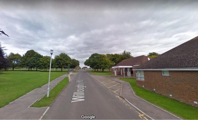 The walk-in clinics are at Larkhill Medical Centre. Google Maps image.