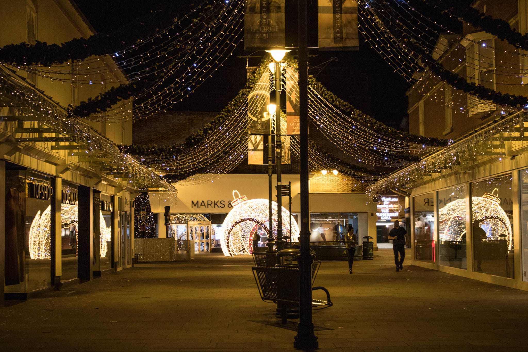 DECEMBER - The festive Old George Mall. By Paul Harwood